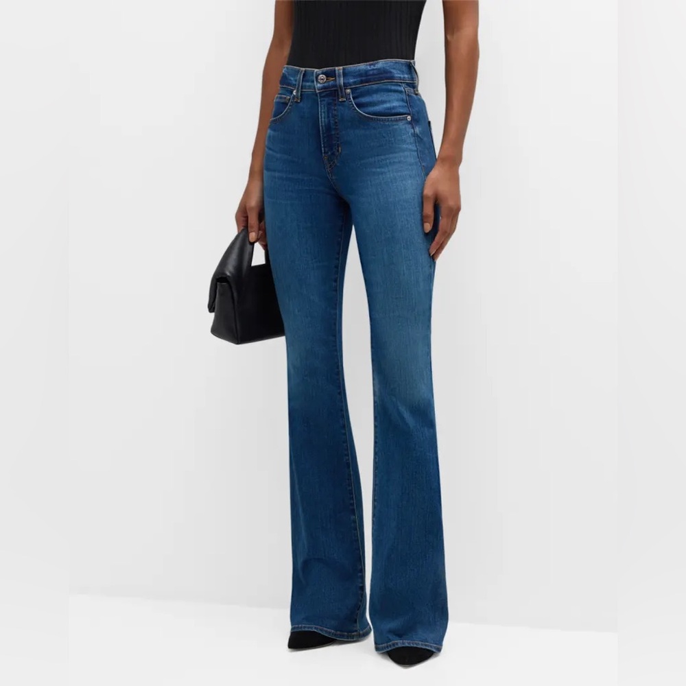 NWOT Veronica Beard Beverly High-Rise Skinny Flare Jeans SZ 30 - Picture 2 of 8
